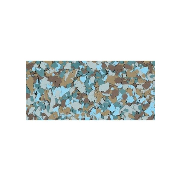 Sika Sikafloor Decoflake 1/8in Vinyl Flakes Surfside 50lb Box 189226 - main
